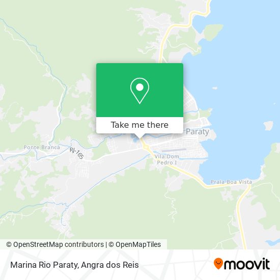 Marina Rio Paraty map