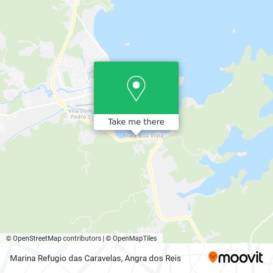 Marina Refugio das Caravelas map