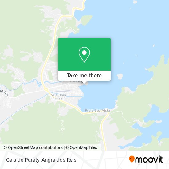 Mapa Cais de Paraty