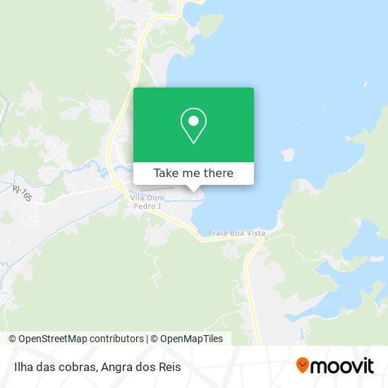 Ilha das cobras map