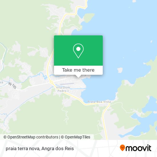 praia terra nova map