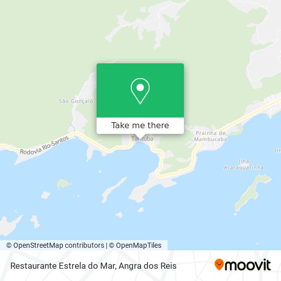 Mapa Restaurante Estrela do Mar