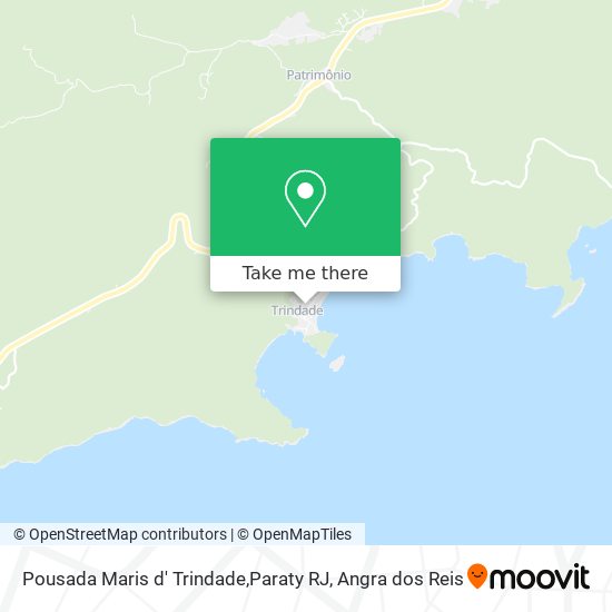 Pousada Maris d' Trindade,Paraty RJ map