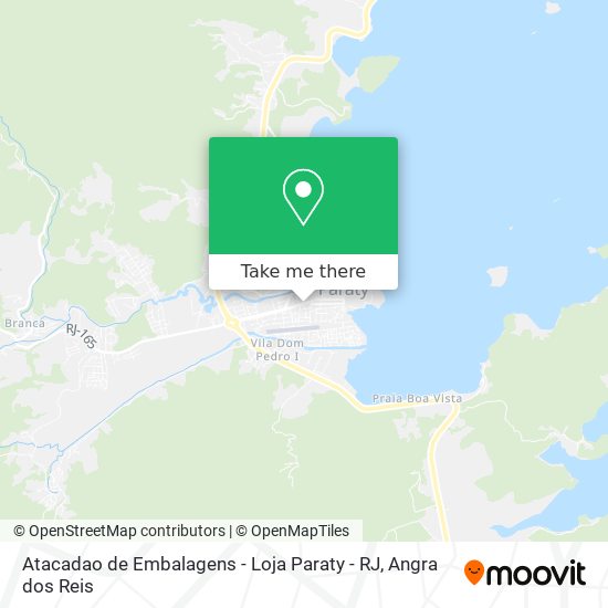 Mapa Atacadao de Embalagens - Loja Paraty - RJ
