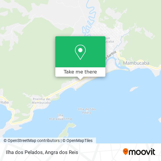 Mapa Ilha dos Pelados