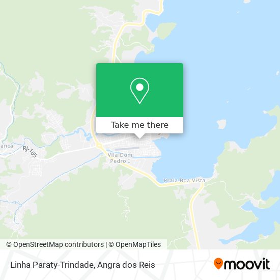 Linha Paraty-Trindade map