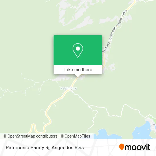 Patrimonio Paraty Rj map