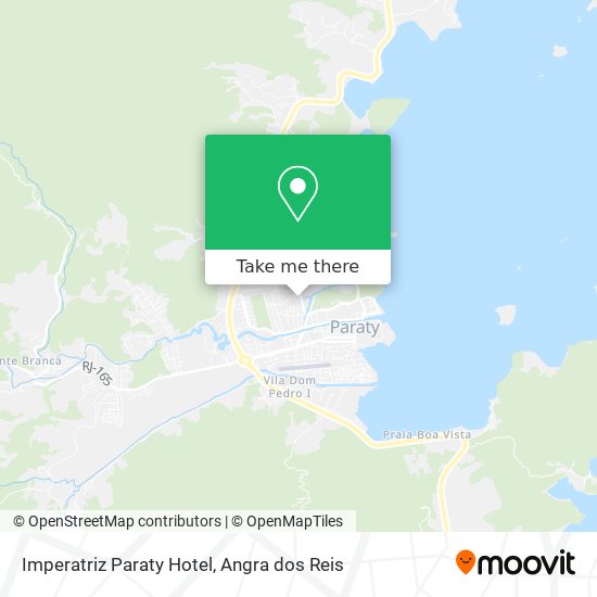 Mapa Imperatriz Paraty Hotel