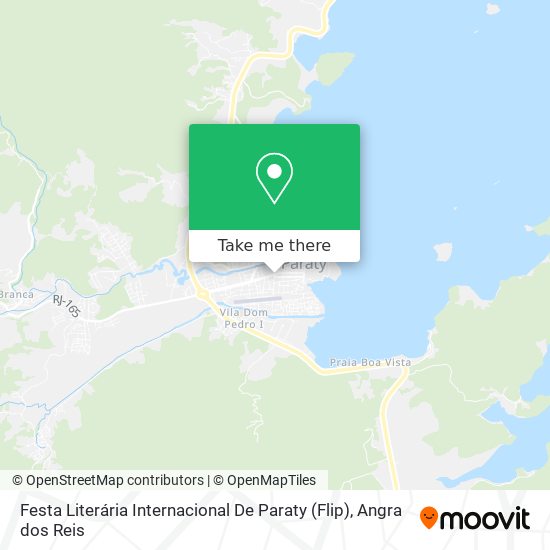 Mapa Festa Literária Internacional De Paraty (Flip)
