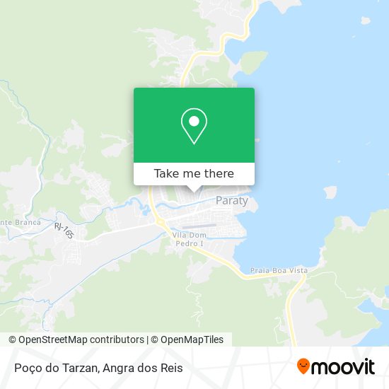 Poço do Tarzan map