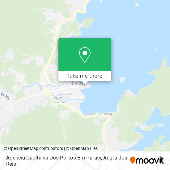 Mapa Agencia Capitania Dos Portos  Em Paraty