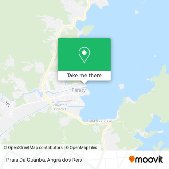 Praia Da Guariba map