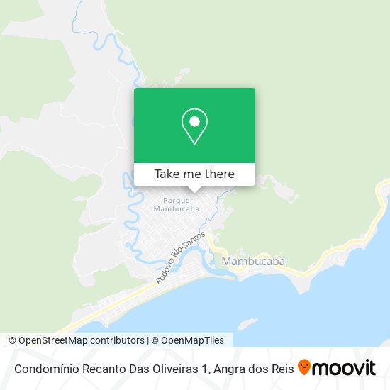 Mapa Condomínio Recanto Das Oliveiras 1
