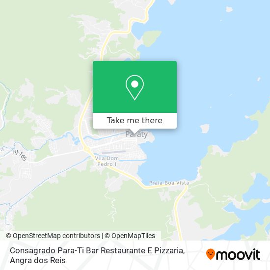 Mapa Consagrado Para-Ti Bar Restaurante E Pizzaria