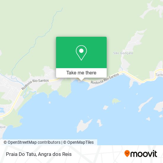 Mapa Praia Do Tatu