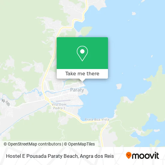 Hostel E Pousada Paraty Beach map
