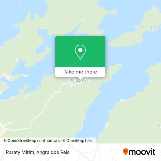 Paraty Mirim map