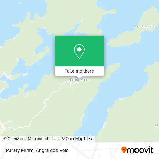 Paraty Mirim map