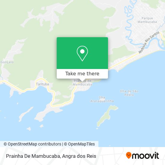 Mapa Prainha De Mambucaba