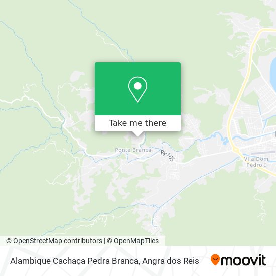 Alambique Cachaça Pedra Branca map