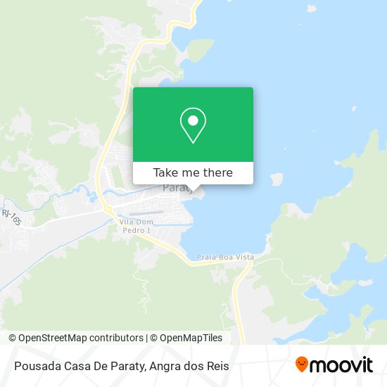 Pousada Casa De Paraty map