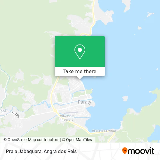 Praia Jabaquara map