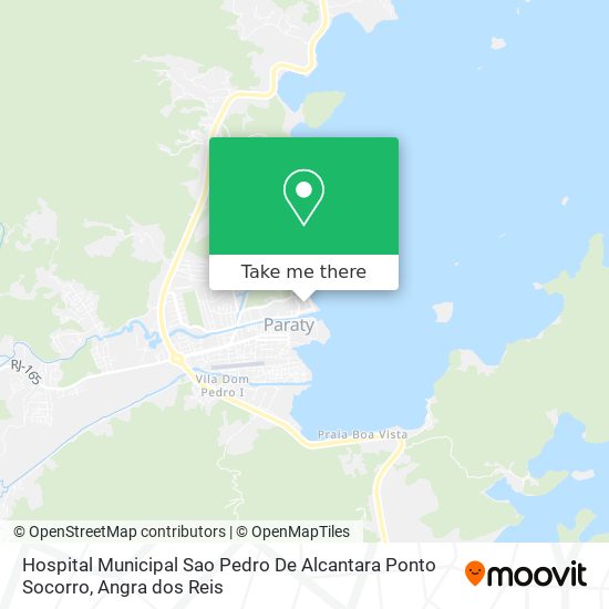 Mapa Hospital Municipal Sao Pedro De Alcantara Ponto Socorro