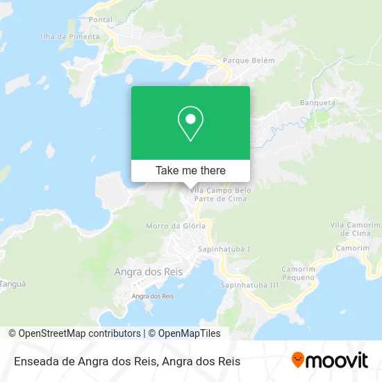 Enseada de Angra dos Reis map