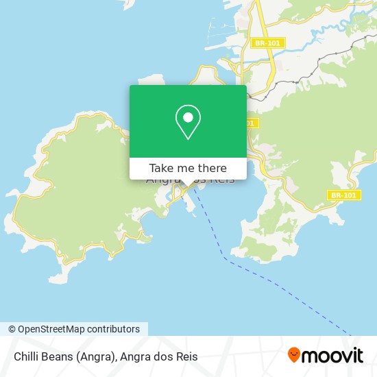 Mapa Chilli Beans (Angra)