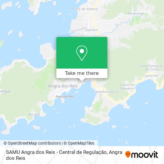 SAMU Angra dos Reis - Central de Regulação map