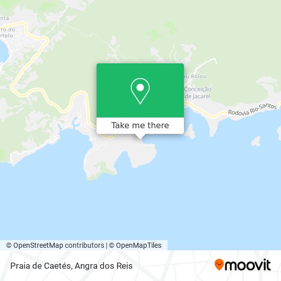 Praia de Caetés map