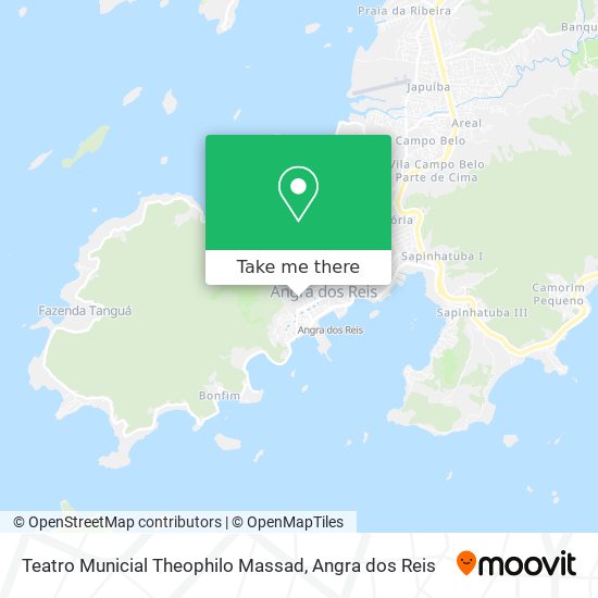 Mapa Teatro Municial Theophilo Massad