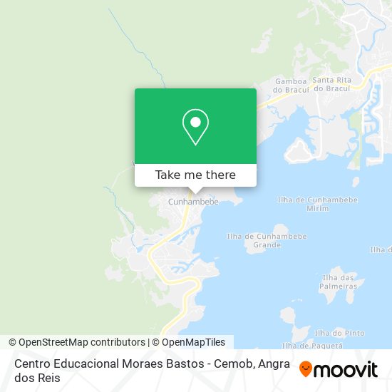 Mapa Centro Educacional Moraes Bastos - Cemob
