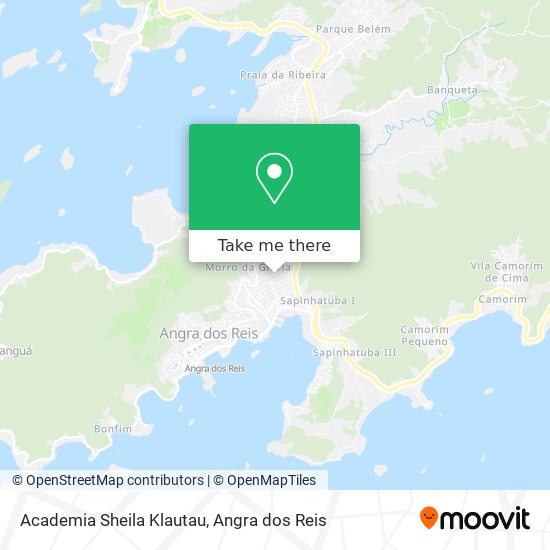 Mapa Academia Sheila Klautau