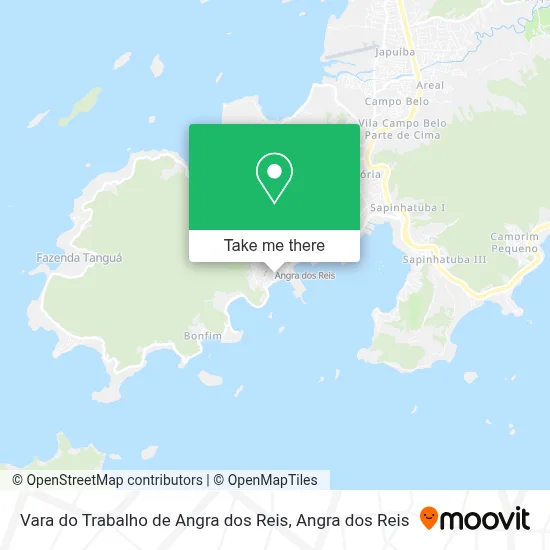 Vara do Trabalho de Angra dos Reis map