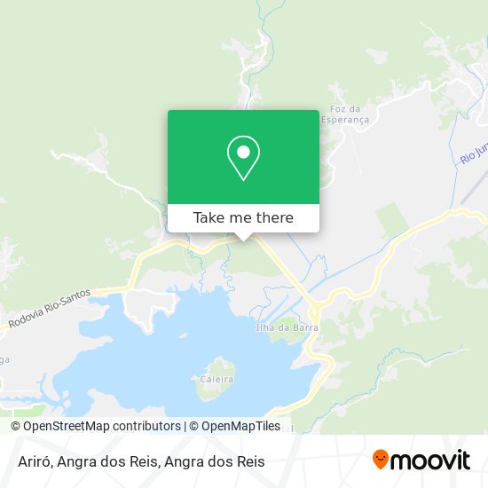 Ariró, Angra dos Reis map