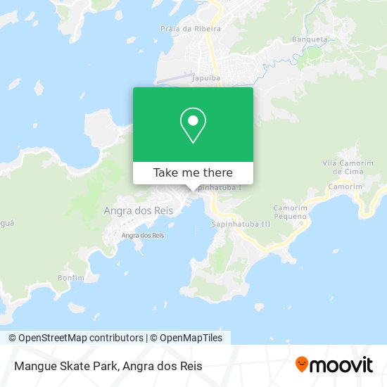 Mangue Skate Park map