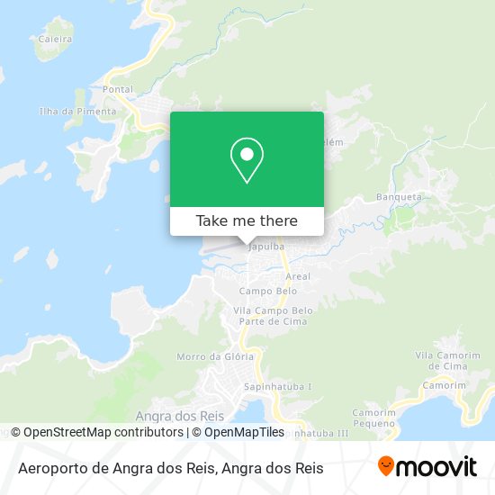 Mapa Aeroporto de Angra dos Reis