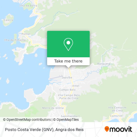 Mapa Posto Costa Verde (GNV)