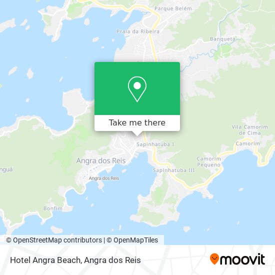 Mapa Hotel Angra Beach