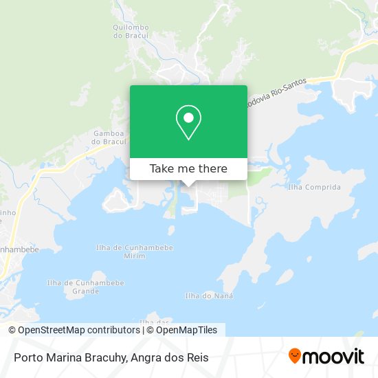 Mapa Porto Marina Bracuhy