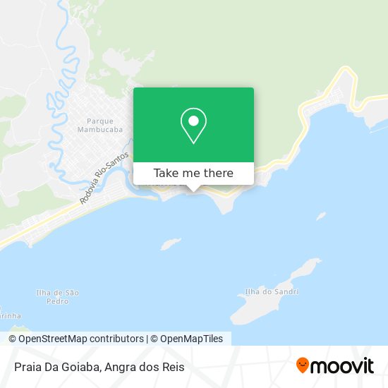 Mapa Praia Da Goiaba