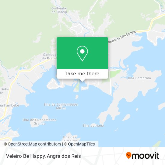 Mapa Veleiro Be Happy