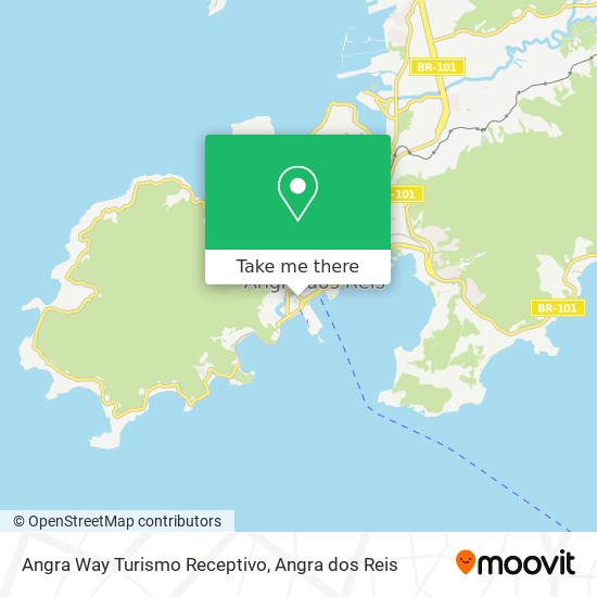 Mapa Angra Way Turismo Receptivo