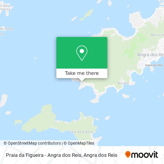 Mapa Praia da Figueira - Angra dos Reis