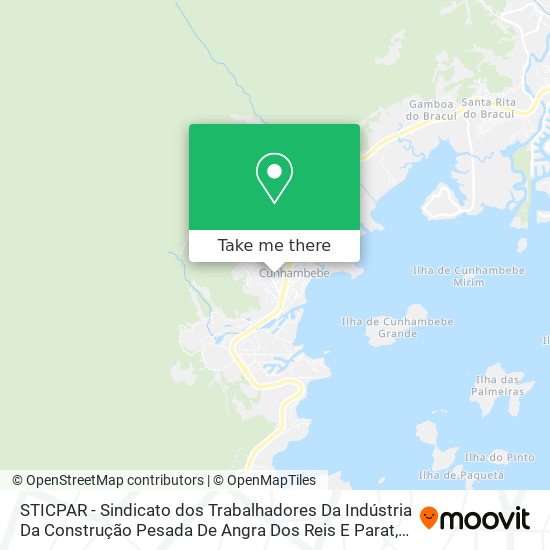 STICPAR - Sindicato dos Trabalhadores Da Indústria Da Construção Pesada De Angra Dos Reis E Parat map