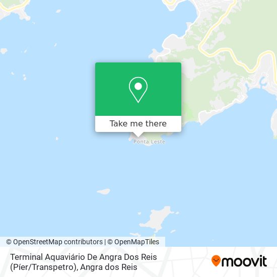 Mapa Terminal Aquaviário De Angra Dos Reis (Píer / Transpetro)