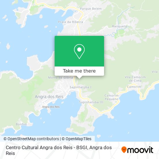 Mapa Centro Cultural Angra dos Reis - BSGI