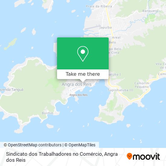 Sindicato dos Trabalhadores no Comércio map