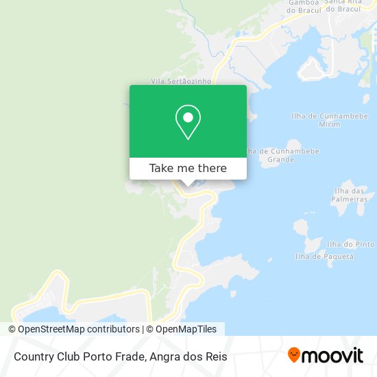 Country Club Porto Frade map